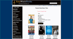 Desktop Screenshot of easymusicbooks.com