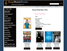 Tablet Screenshot of easymusicbooks.com